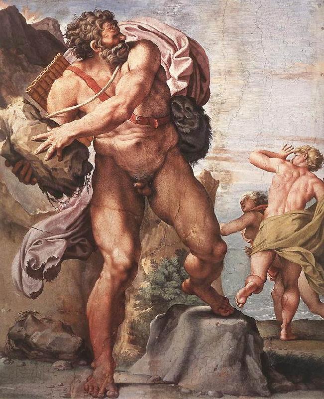 CARRACCI, Annibale The Cyclops Polyphemus dfg Sweden oil painting art